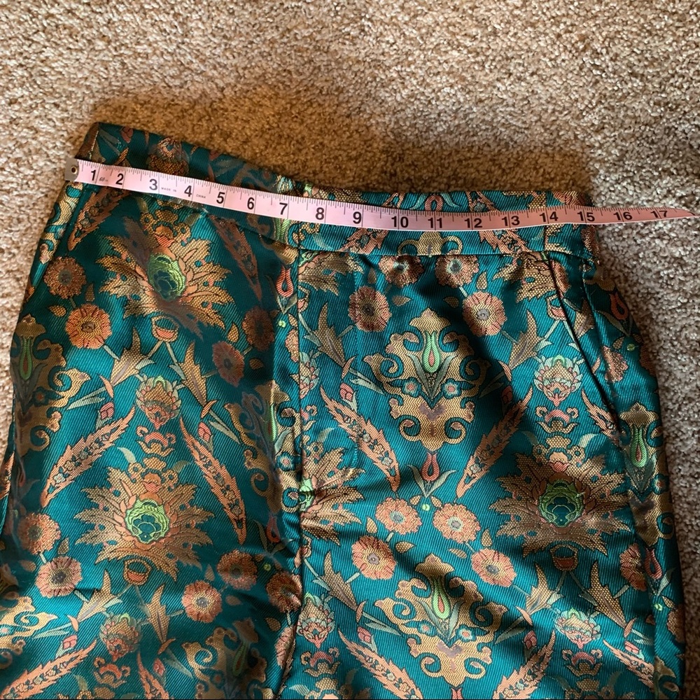 ANTHROPOLOGIE MAEVE Melyssa Jaquard Trouser - Picture 16 of 16